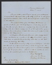 Letter from James B. Guthrie to James Curtis Booth, February 9, 1854