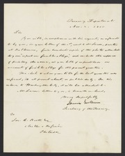 Letter from James B. Guthrie to James Curtis Booth, November 2, 1855