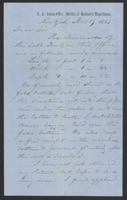 Letter from Edward N. Kent to James Curtis Booth, November 19, 1855
