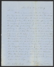 Letter from Edward N. Kent to James Curtis Booth, May 6, 1857