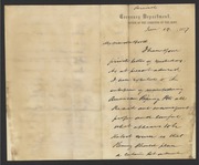 Letter from H. R. Linderman to James Curtis Booth, June 19, 1877