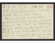 Letter from W. E. Du Bois of the United States Mint to James Curtis Booth