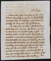 Letter from James Curtis Booth to H. S. Cochran