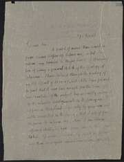 Letter from James Curtis Booth to George H. Cook