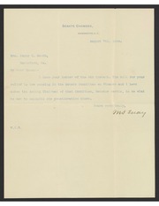 Letter from Matthew S. Quay to Margaret M. Booth