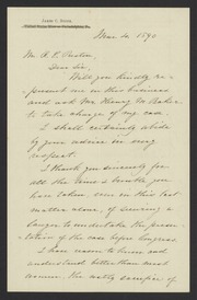 Letter from Margaret M. Booth to R.E. Preston