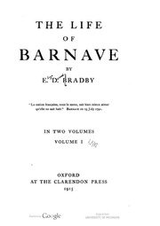 The life of Barnave v 1