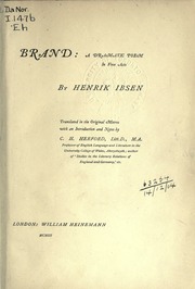 Cover of edition branddramaticpo00ibseuoft
