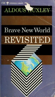 Cover of edition bravenewworldre000huxl