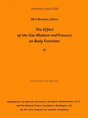 The Effect Of The Gas Medium And Pressure On Body 