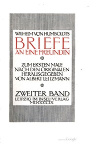 Cover of edition briefeaneinefre00vongoog