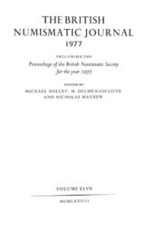 The British Numismatic Journal and Proceedings of the British Numismatic Society