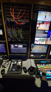 Behind the scenes. NCAA Basketball Production #marchmadness