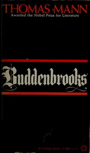 Cover of edition buddenbrooks00mannrich