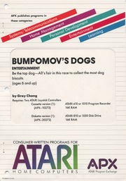 APX's Bumpomov's Dogs Manual