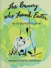 Cover of edition bunnywhofoundeas00zolo