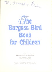Cover of edition burgessbirdbook000burg
