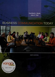 Cover of edition businesscommunic0009bove