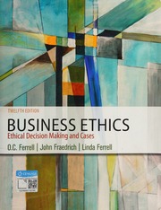 Business ethics : ethical decision making and cases - Archives