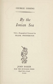 Cover of edition byioniansea0000giss