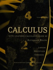 Cover of edition calculuswithgrap0008unse