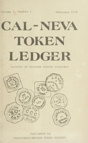 Cal-Neva Token Ledger: February 1976