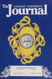 The Canadian Numismatic Journal: Vol.20 No.3