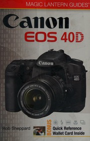 Cover of edition canoneos40d0000shep