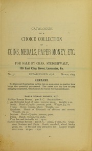 Catalogue of a Choice Collection ..., No. 37