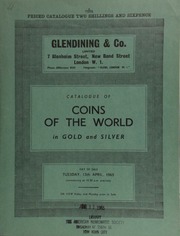 Catalogue of coins of the world, in gold & silver, including a James VIII (the Old Pretender) pattern crown, 1716; a Cromwell crown, 1658, by Simon, showing die flaw; a George II crown, 1750; an Irish gun money shilling, 1689; ... [04/13/1965]