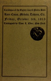 Catalogue of the eighty-fourth public sale. [10/03/1913]