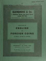 Catalogue of English and foreign coins, in gold, silver, & copper, [including] fourteen lots of Edward III gold coins, from the collection formed by Gordon V[incent] Doubleday,  ... [04/05/1978]