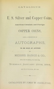 Catalogue of U.S. silver and copper coins ...