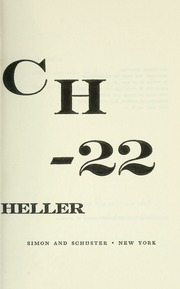 Cover of edition catch22novel00hell