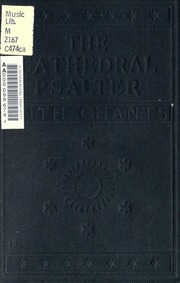 Cover of edition cathedralpsalt00churiala
