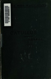 Cover of edition catulluseditedby00catuuoft