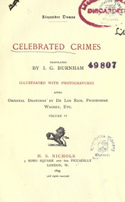 Cover of edition celebratedcrimes00dumauoft