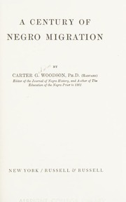 Cover of edition centuryofnegromi0000wood