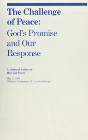 Cover of edition challengeofpeace00cath