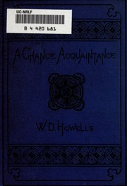 Cover of edition chanceacquaintan00howerich