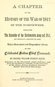 Cover of edition chapterofhistory00inhatc