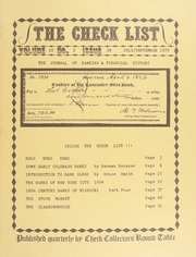 The Checklist: July 1979