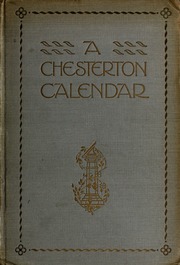 Cover of edition chestertoncalend00ches