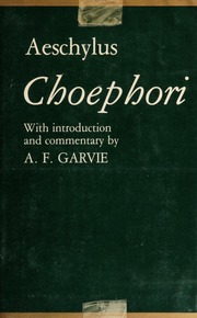 Cover of edition choephori0000aesc