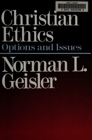 Cover of edition christianethics0000geis