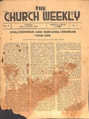 The Church Weekly, Volume 10, Issue 31