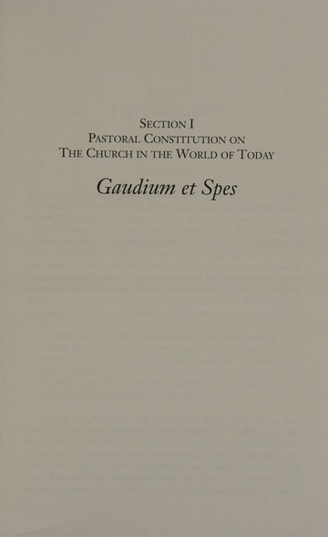 The church and the world : Gaudium et spes, Inter mirifica