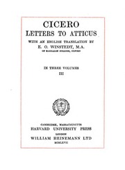 Cicero in twenty eight volumes  Vol 24: Letters to...