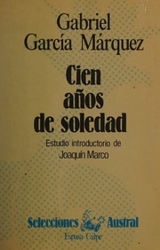 Cover of edition cienanosdesoleda0000garc_p8r1
