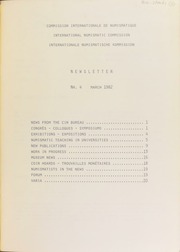 CIN Newsletter 4 (March 1982) : lettre d'information / Ed. H.A. Cahn.